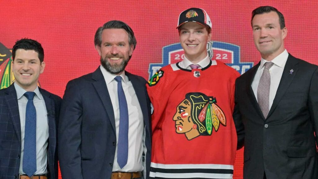 Blackhawks Prospect Camp Notebook: The Future, Free Agents, Frank Nazar, and More
