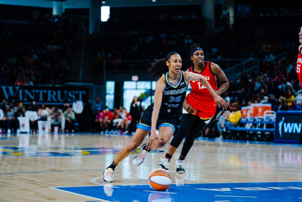 Rebekah Gardner’s Double-Double Extinguishes Sparks