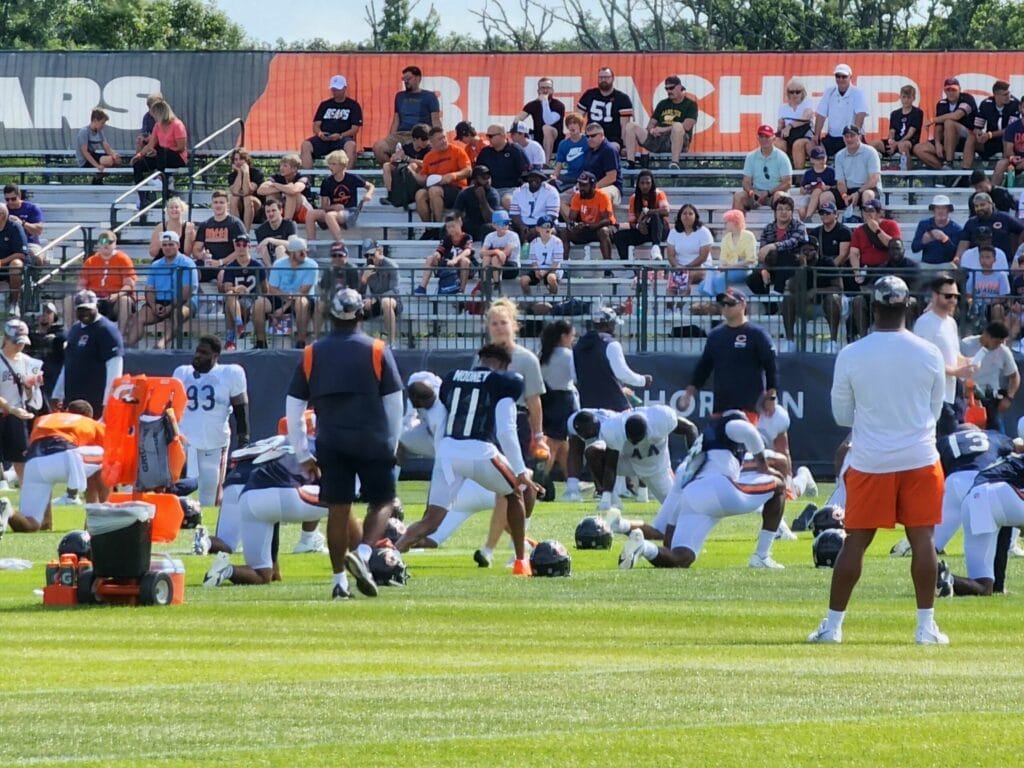 Chicago Bears Training Camp Observations: Justin Fields and the offense inconsistent on Day 1 of pads