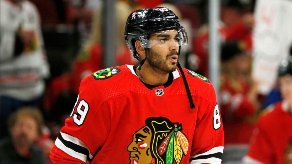 Blackhawks home opener: Andreas Athanasiou sees Red Wings matchup as just another game