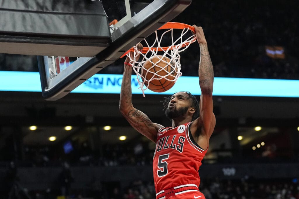Derrick Jones Jr. is back in the power forward mix