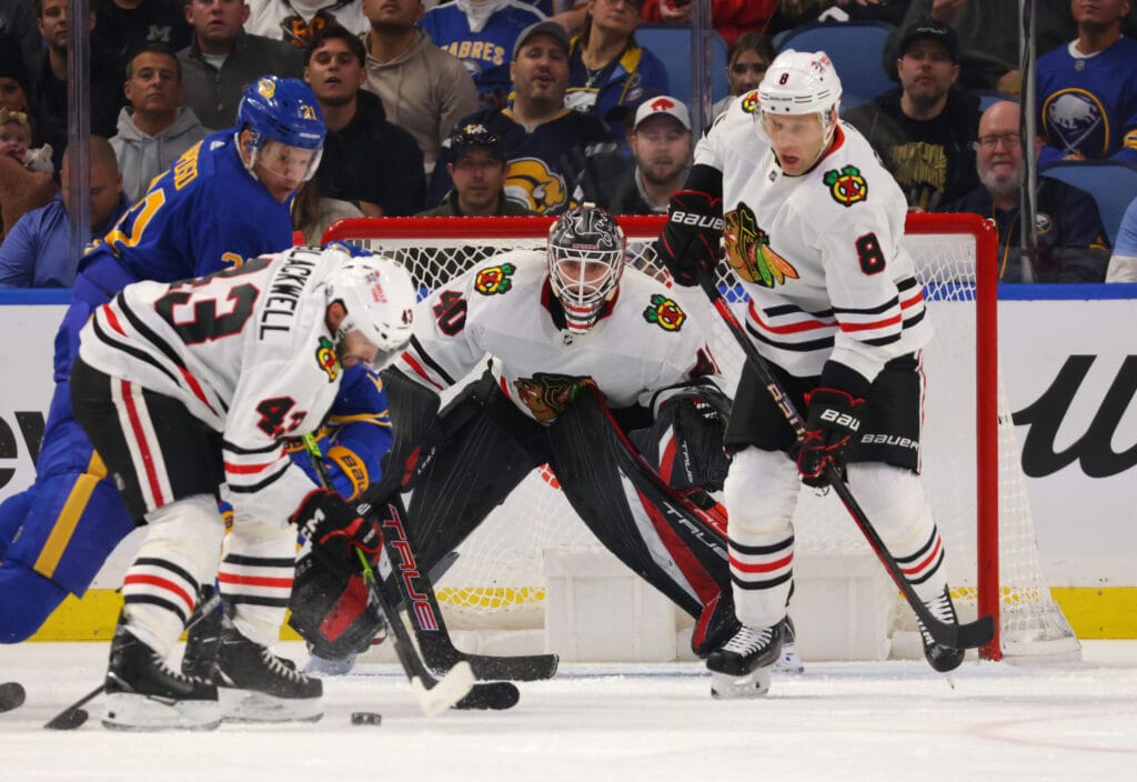 Three Hawks Hits: Arvid Söderblom shines as Blackhawks pick up a point in OT loss to Buffalo
