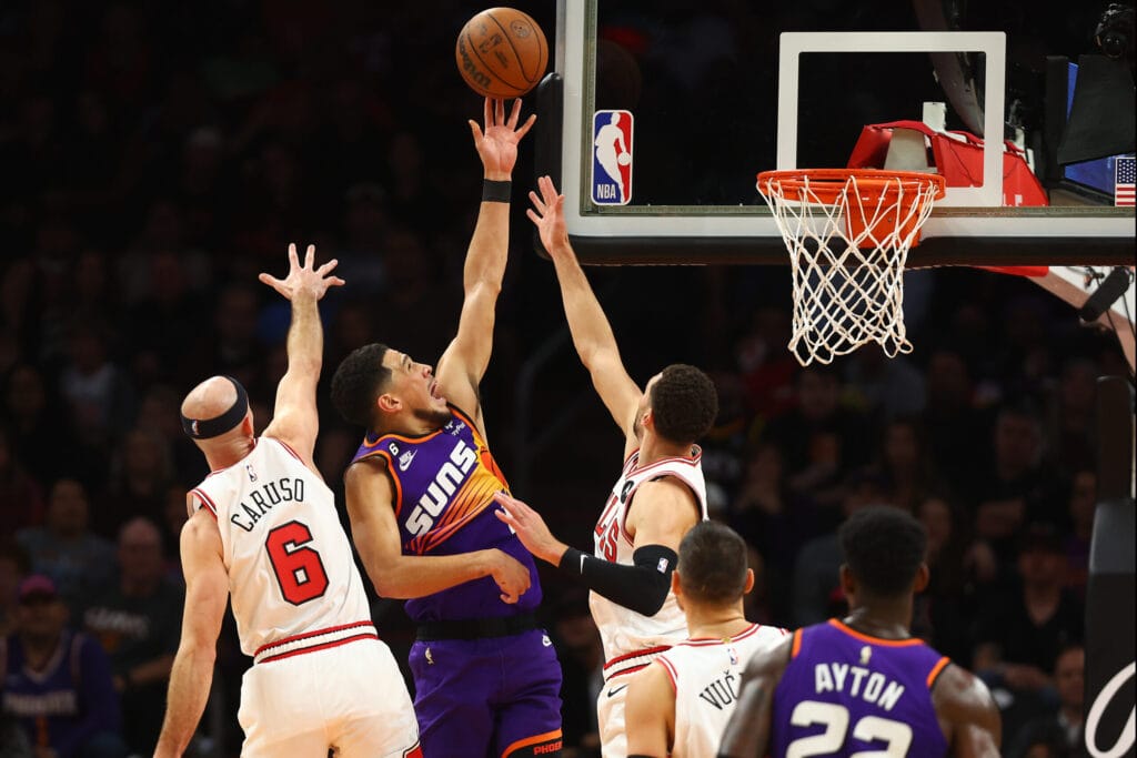 Bulls Takeaways: Devin Booker scores 51 in three quarters, Suns win in a laugher