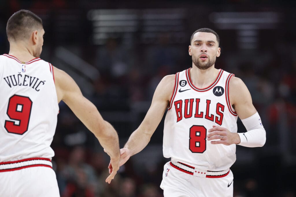 Bulls turn it on late and get back in the win column