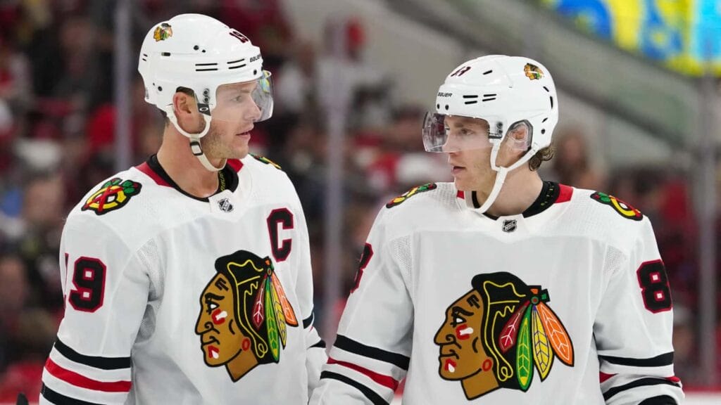 Jonathan Toews and Patrick Kane set to play in 1,000th game as Blackhawks teammates