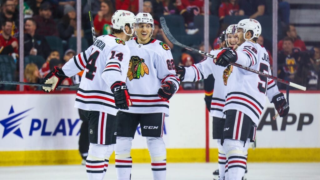Three Hawks Hits: Boris Katchouk contributes in win over Calgary Flames