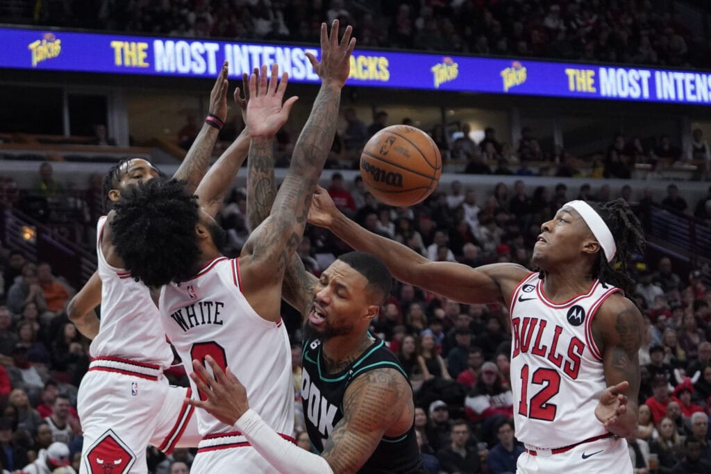 The Chicago Bulls tried anything they could to stop Damian Lillard