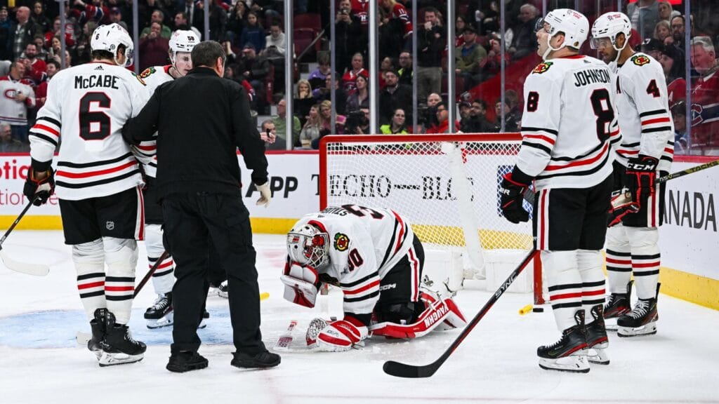 Three Hawks Hits: Injury Scares Galore For Blackhawks in Ugly Loss To Canadiens
