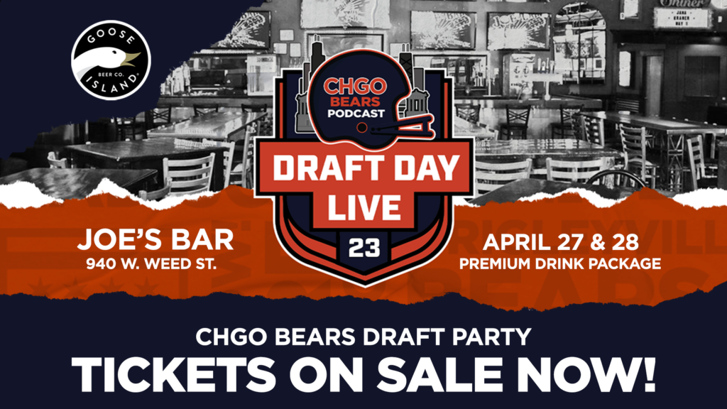 CHGO Bears NFL Draft Party tickets are on sale now!