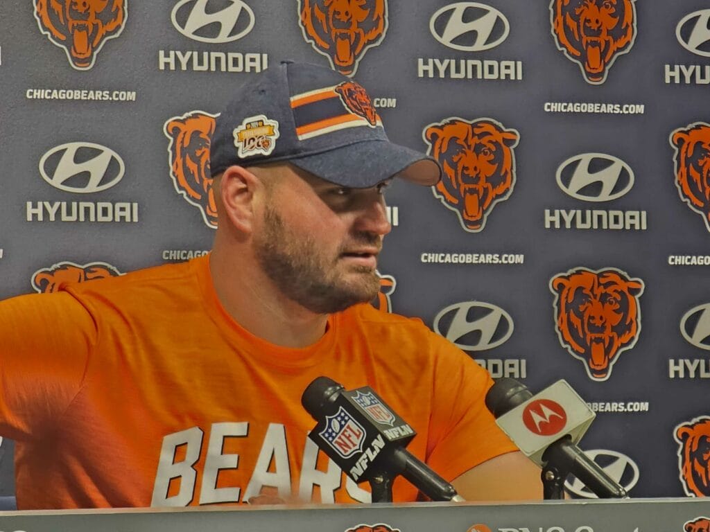 Chicago Bears OTAs recap: Cody Whitehair feels comfortable being back at center