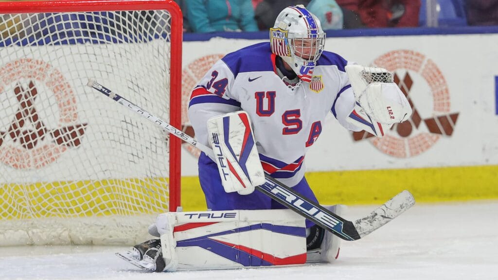 Chicago Blackhawks Draft Profile: Trey Augustine could become another starter option in the prospect system