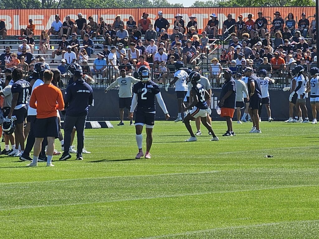Chicago Bears Training Camp Practice 2 notes: Justin Fields has some playmakers at wide receiver