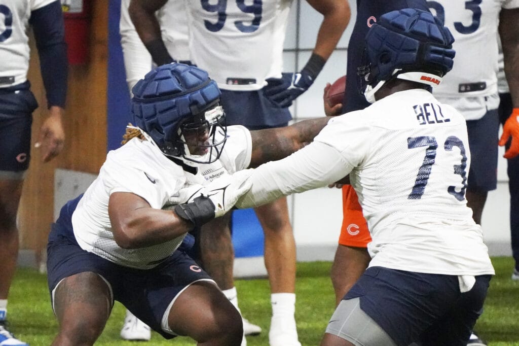 Hoge’s Bears Things: How three key rookies performed on the first day of pads