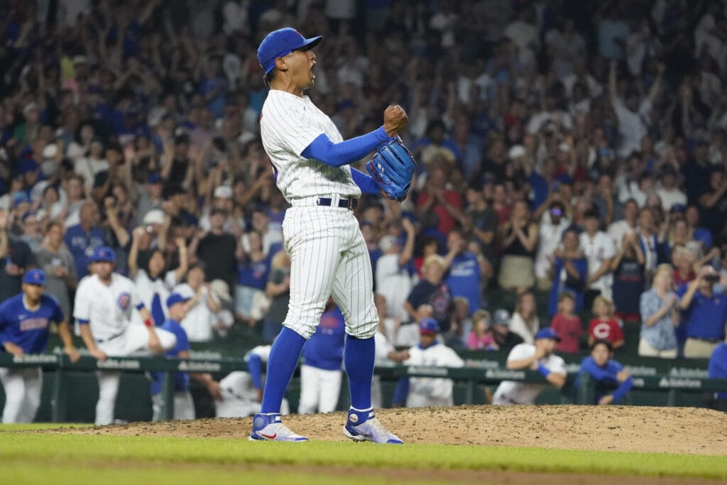 Wrigley Field is rocking as the Cubs make their playoff push