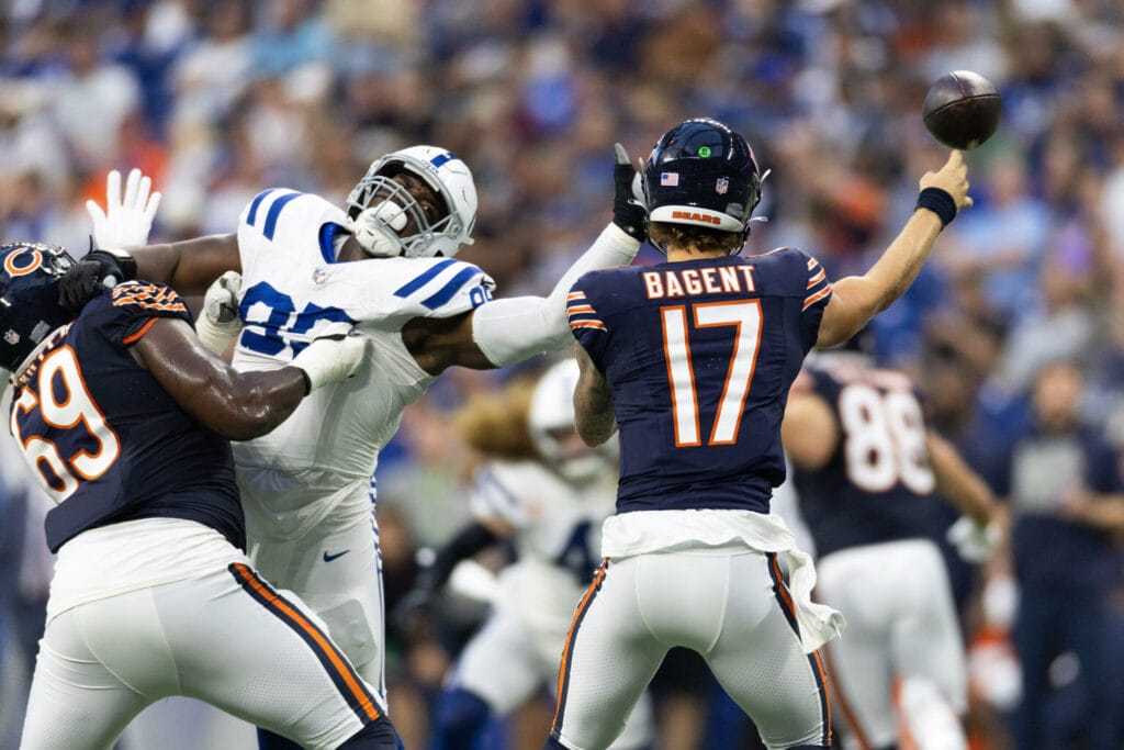 Bears rookie quarterback Tyson Bagent excels in loss to the Colts