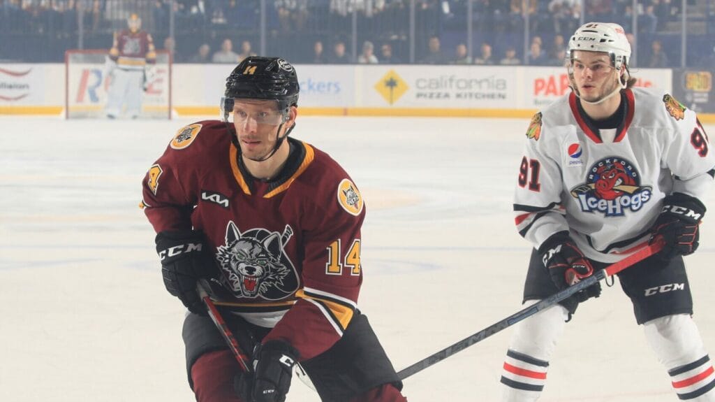 Rockford IceHogs on the brink of elimination after another suffocating loss to Chicago Wolves