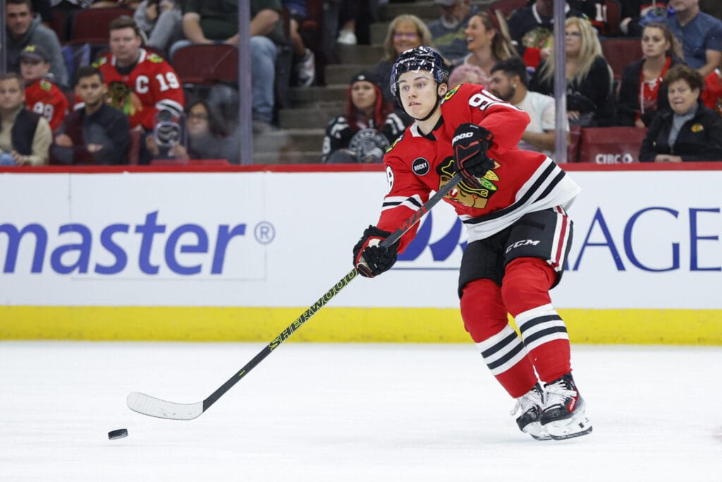 Hawks Hits: Connor Bedard’s Three-Point Night Leads the Blackhawks Over Red Wings