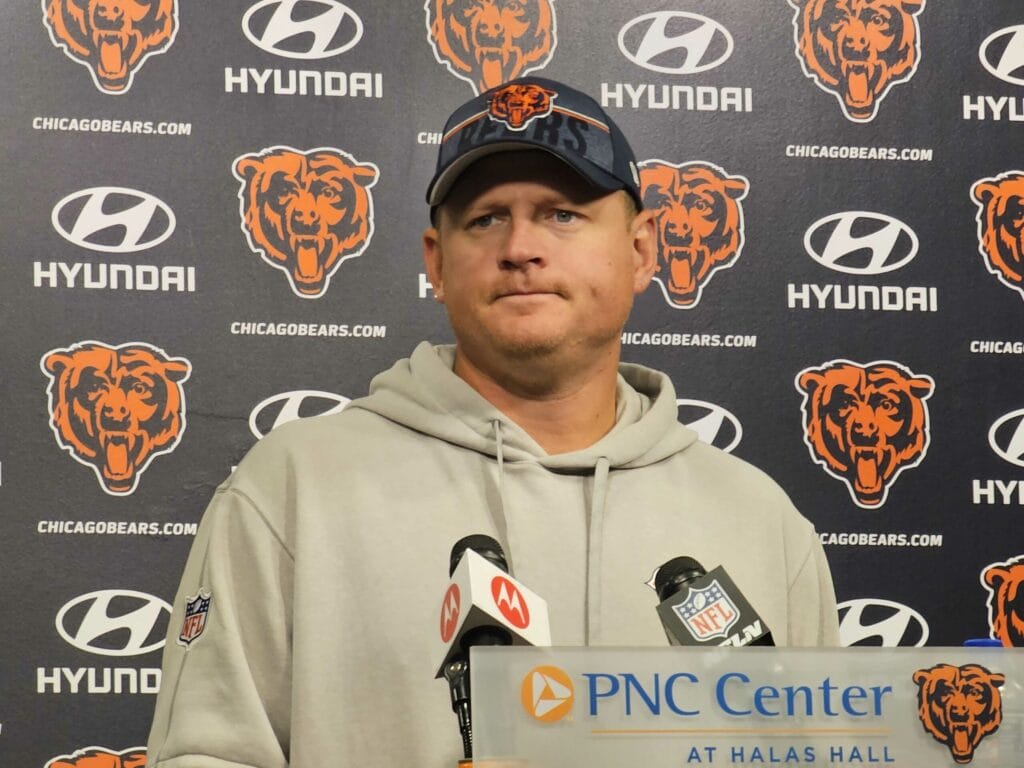 Chicago Bears coaches explain what happened during key plays against the Vikings