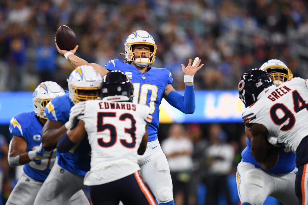Instant Reactions: Chicago Bears fried by Justin Herbert and the Los Angeles Chargers on Sunday Night Football