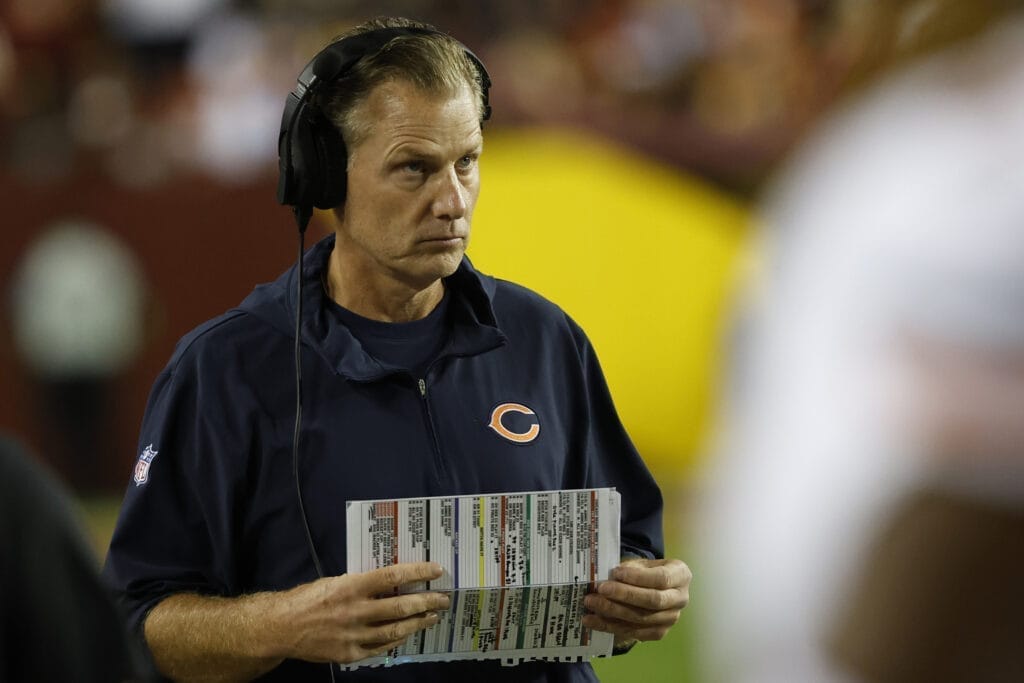 Why did the Chicago Bears fire RB coach David Walker?