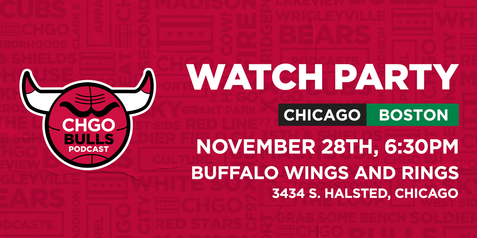 CHGO BULLS WATCH PARTY AT WINGS AND RINGS