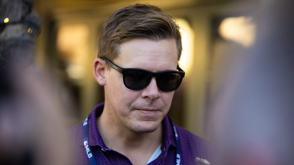 White Sox general manager Chris Getz