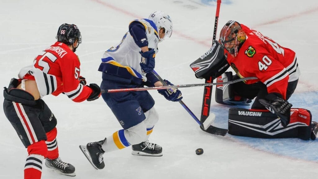 Hawks Hits: Binnington, Blues spoils Blackhawks’ “Best Day Ever”