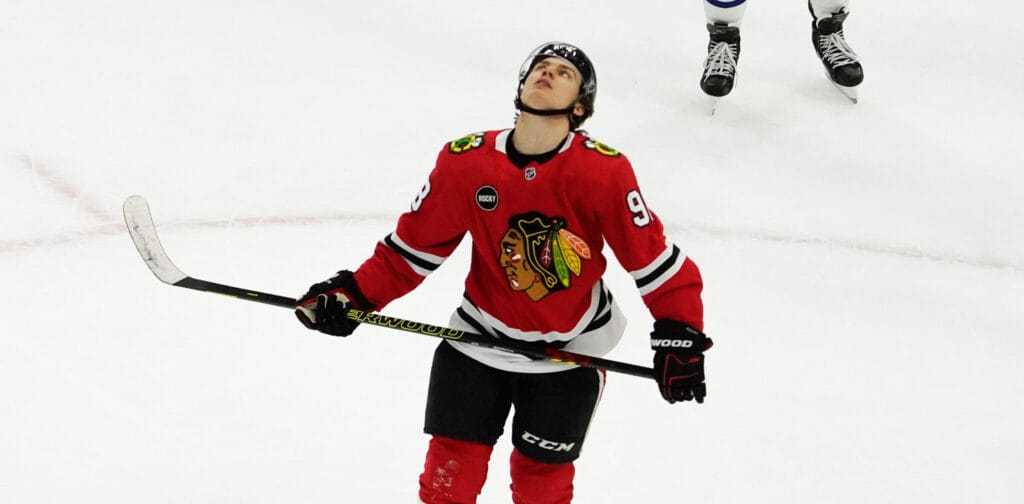 Blackhawks forward Connor Bedard