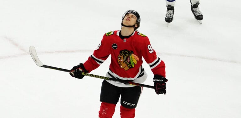 Blackhawks forward Connor Bedard