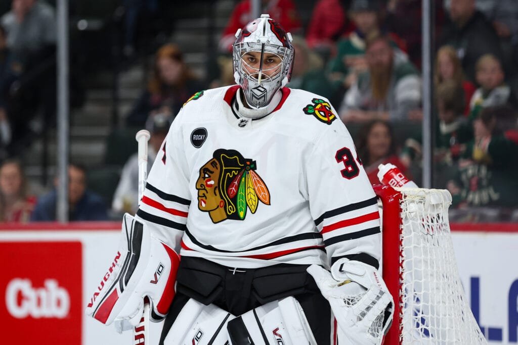 Game Day Preview: Petr Mrazek hopes to get Blackhawks first win against Blues