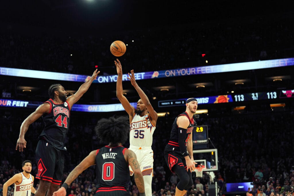 Kevin Durant took over in the fourth quarter of the Chicago Bulls most exciting game of the year