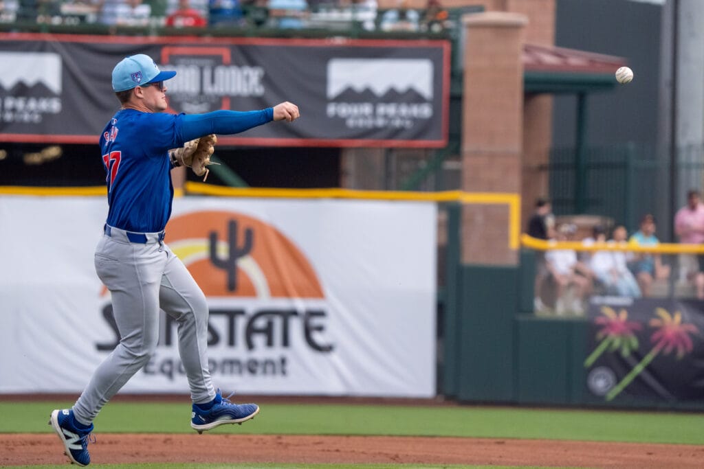 Q&A with Cubs prospect Matt Shaw: Learning from Cubs vets, moving through the system and more