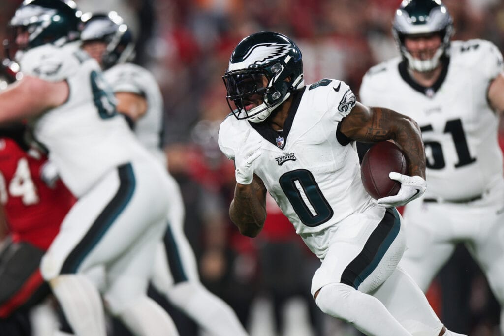 The Chicago Bears are signing running back D’Andre Swift on a three-year, $24 million deal