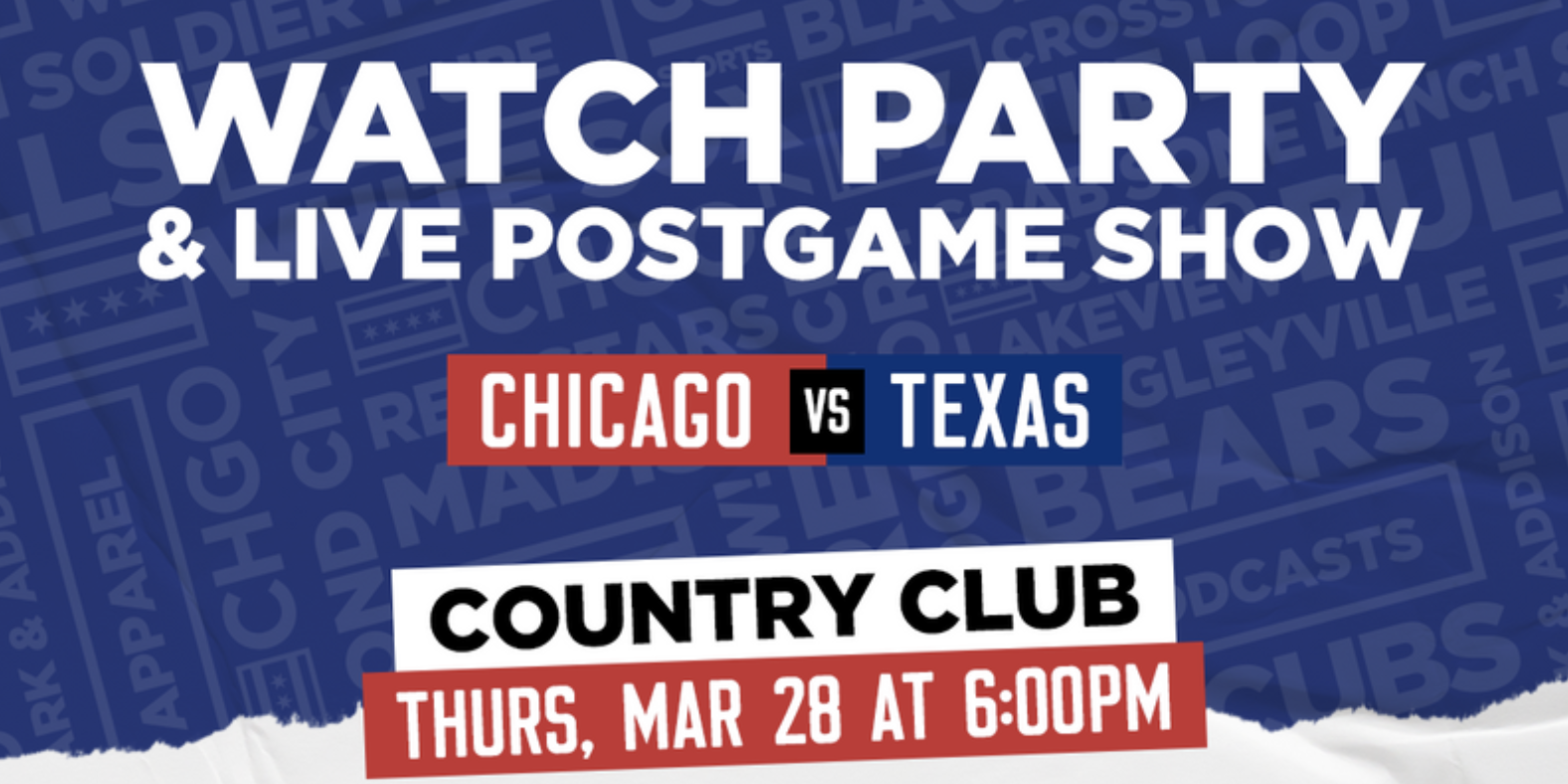 CHGO Cubs Watch Party and Live Postgame Show at Cubby Bear
