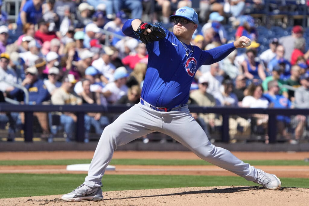 Jordan Wicks, younger Cubs pitchers balancing development and results this spring