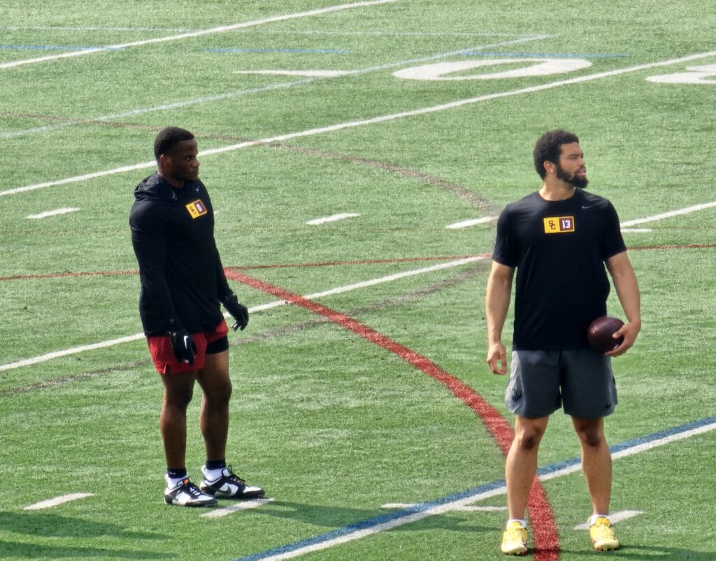 Caleb Williams checked all the boxes during USC’s Pro Day