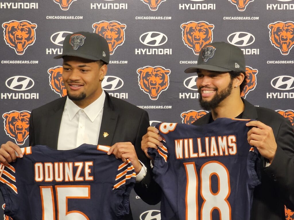 Caleb Williams and Rome Odunze are setting high expectations for their rookie season