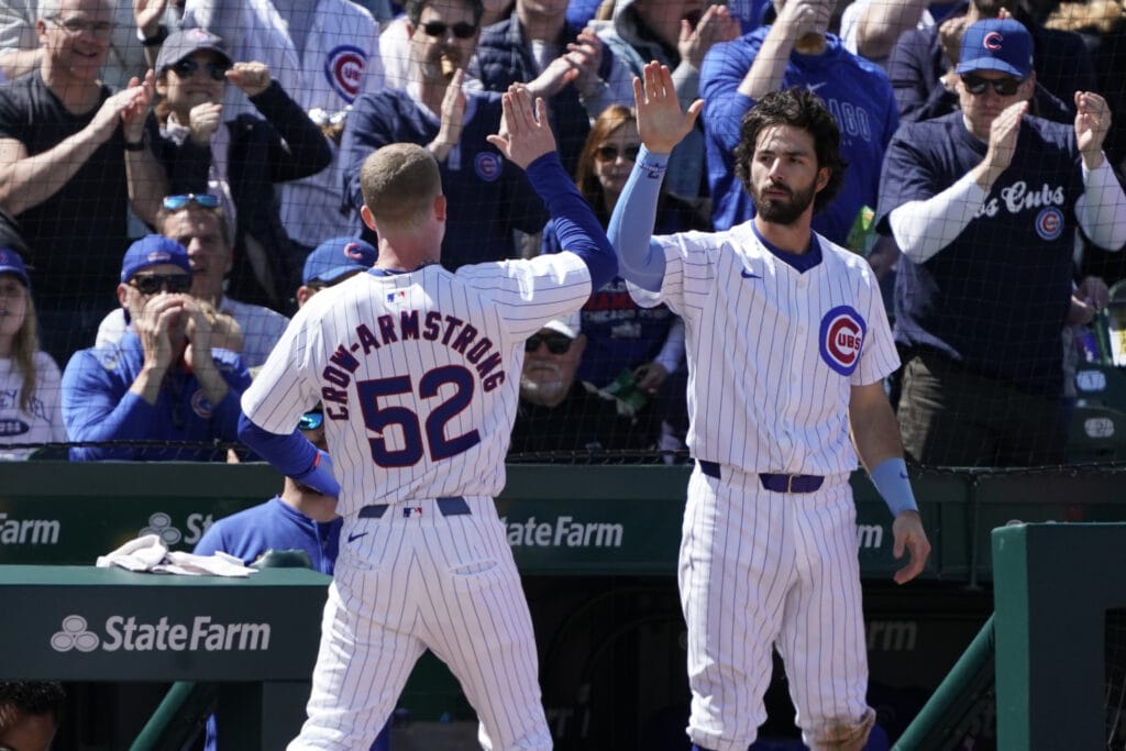Slump busted? Cubs’ Dansby Swanson mashes homer, flashes leather