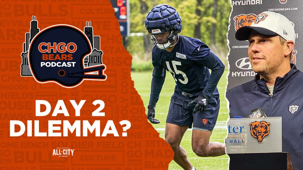 Rome Odunze Sits Out Day 2 of Chicago Bears Rookie Minicamp w/ Hamstring Tightness