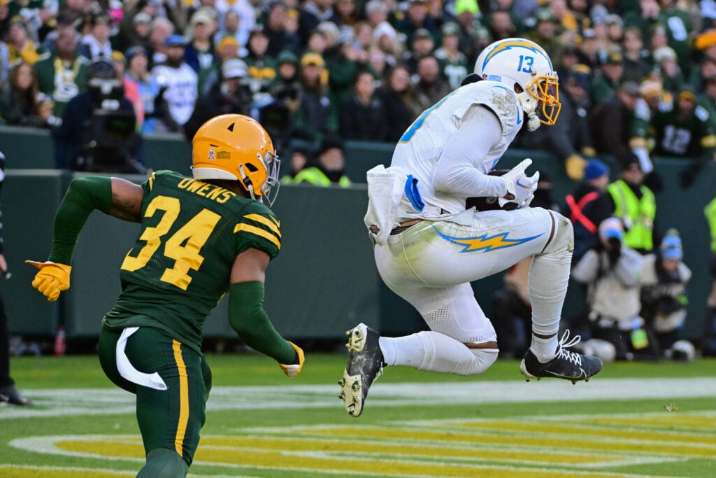 Keenan Allen and the NFC North Film Review (Part 3): How the new Bears receiver eclipsed 100 yards receiving against the Packers in 2023