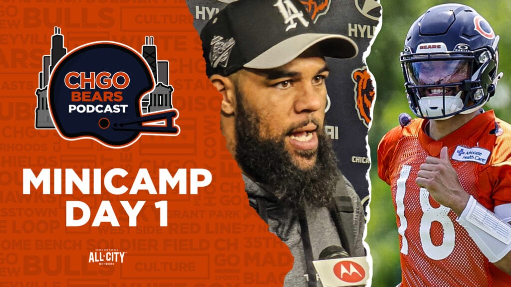 CHGO Bears Podcast: Bears minicamp Day 1: First look at Caleb Williams-Keenan Allen connection 