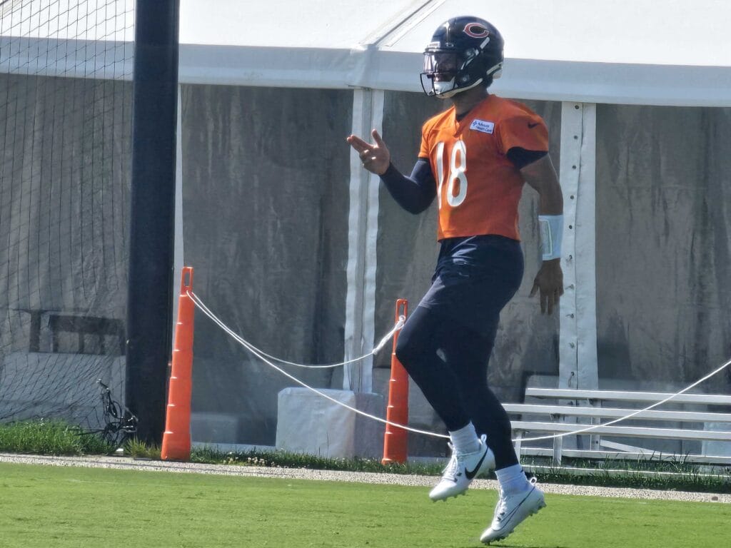 Chicago Bears Training Camp Notebook Day 5: Caleb Williams and the offense produce mixed results in 7-on-7s and the team periods