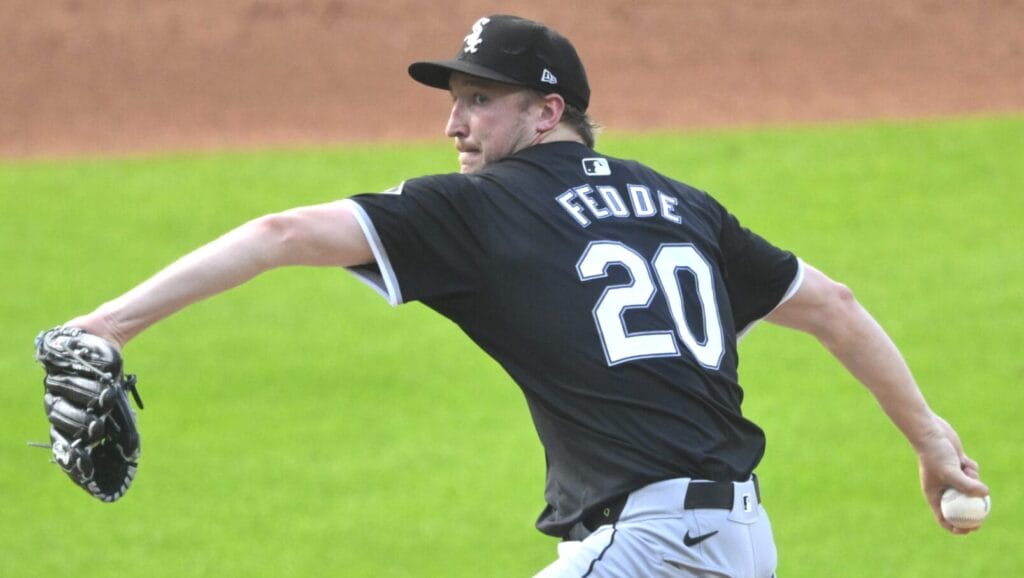 Erick Fedde, who was traded by the White Sox in a three-team deal