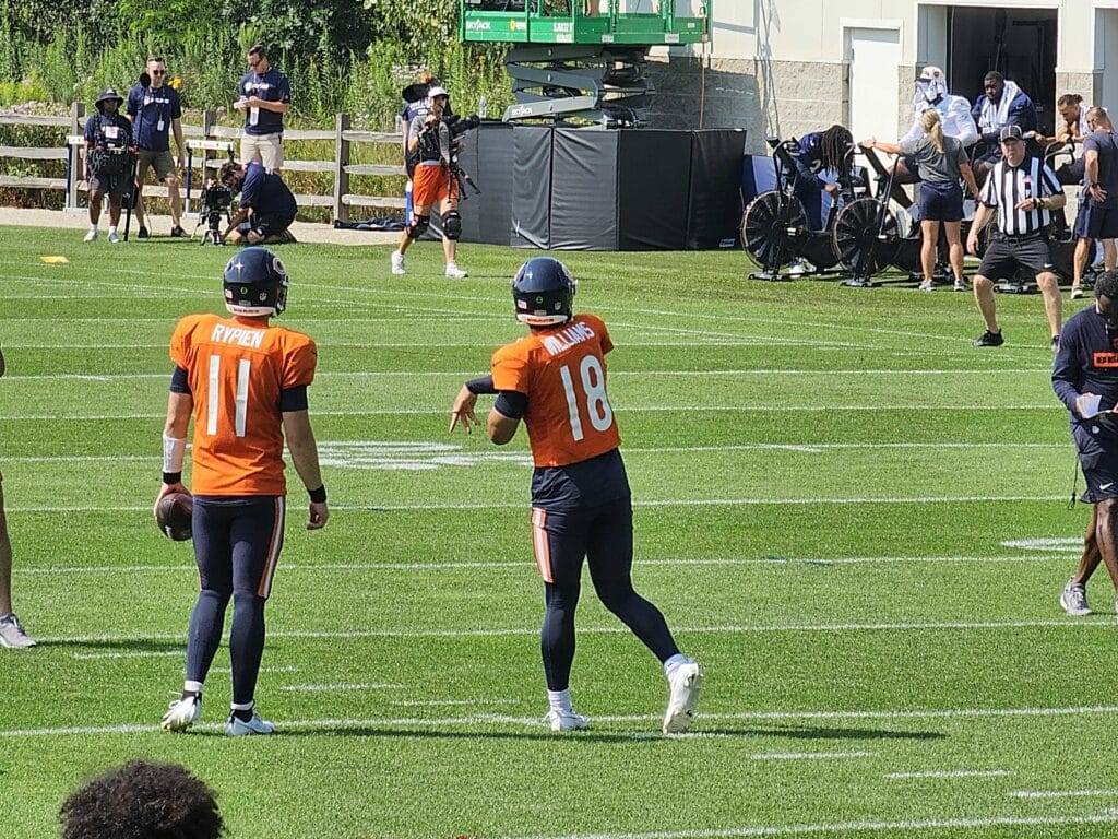 Chicago Bears Training Camp Day 9: Caleb Williams, Rome Odunze connection is beginning to emerge