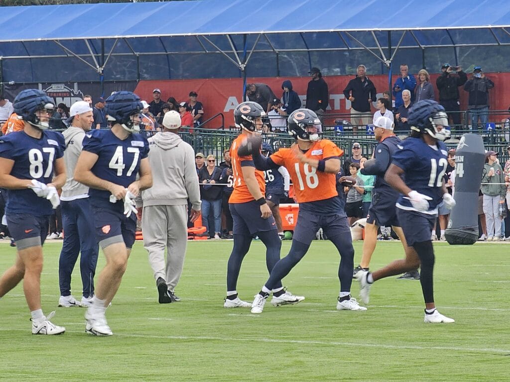 Chicago Bears Training Camp Notebook Day 13: Matt Eberflus sends a message to Nate Davis