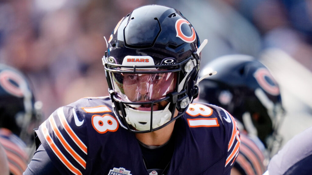 Bears' Caleb Williams against the Titans