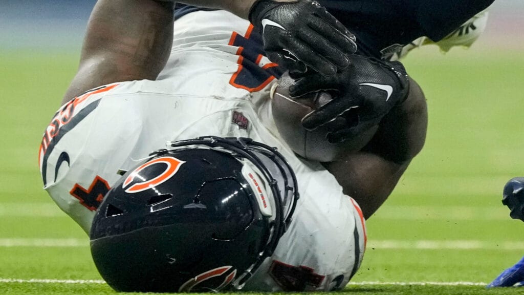 Bears running back D'Andre Swift