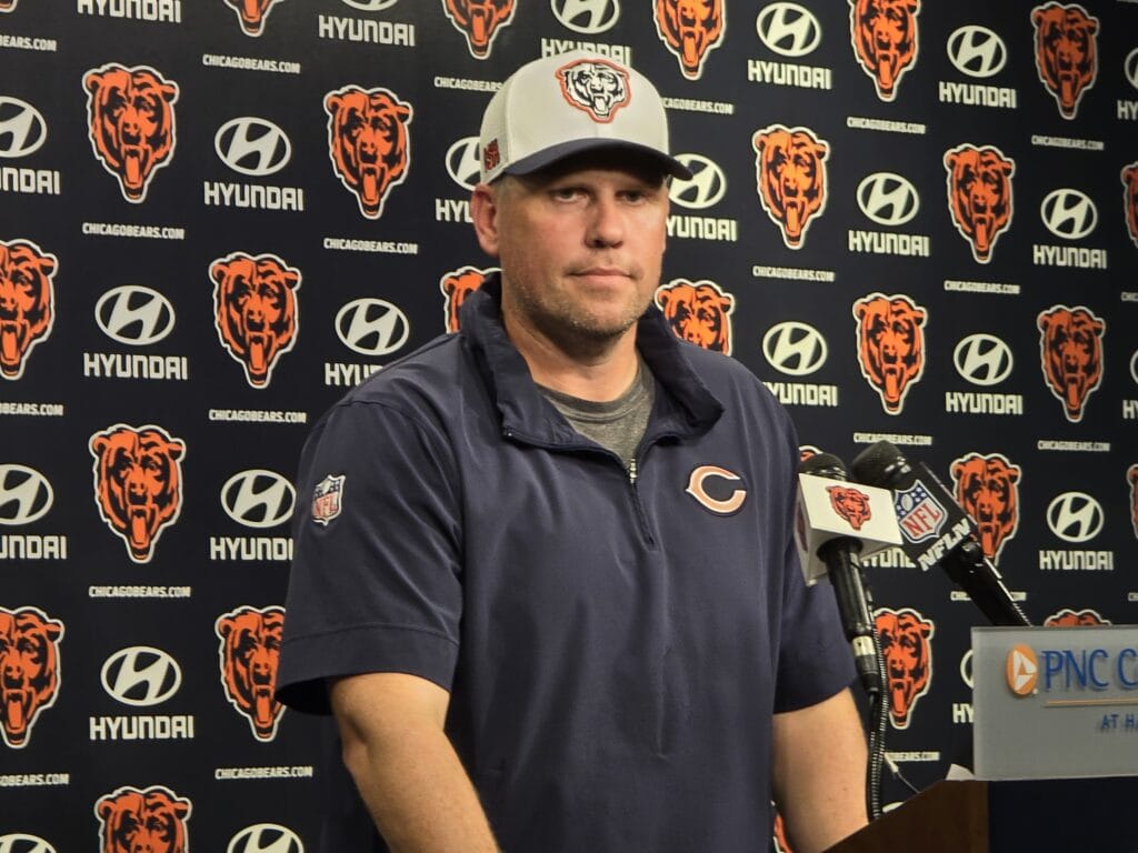 Bears offensive coordinator Shane Waldron