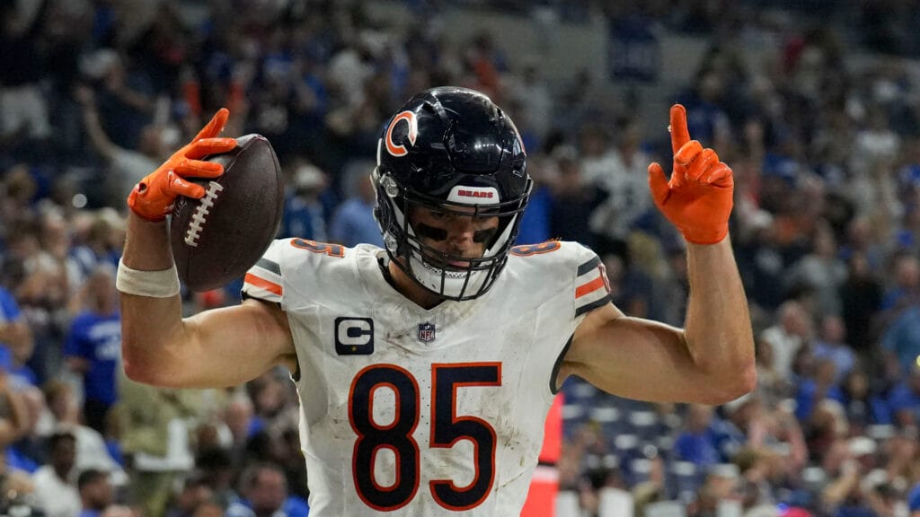 Chicago Bears tight end Cole Kmet
