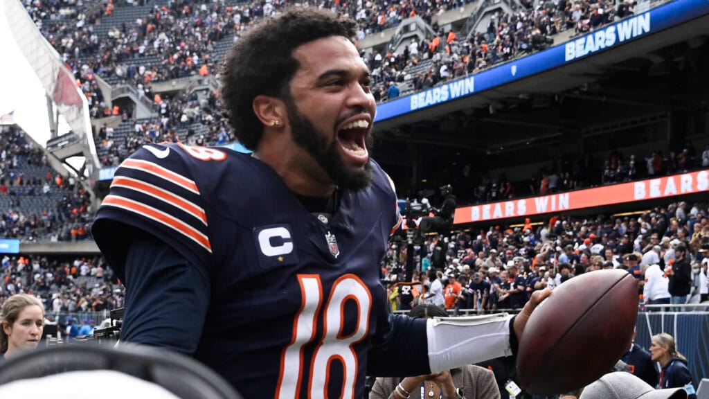 Chicago Bears quarterback Caleb Williams